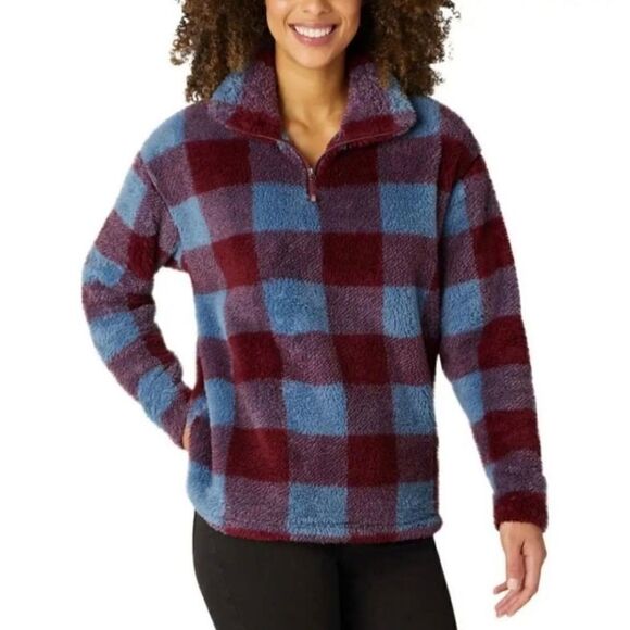 Eddie Bauer Plush Fast Fleece ¼ Zip Pullover Sweater SM Cozy Cabincore Outdoors - Picture 1 of 13